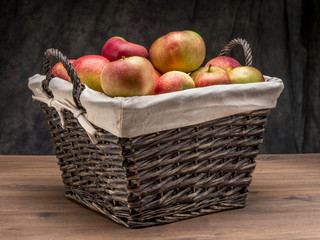 Apples in basket