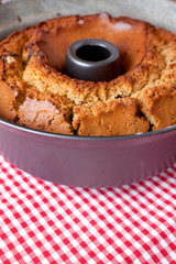 Fresh baked cake
