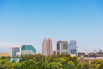 Obraz premium Sacramento California Skyline