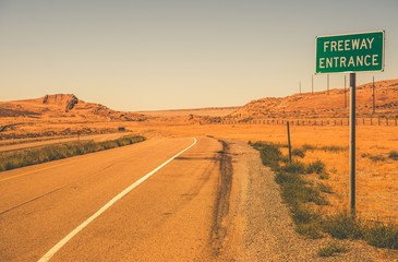 Freeway Entrance