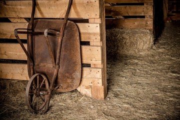 Aged Barrow in the Barn © Tomasz Zajda