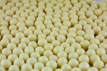 Chocolate white drops flat