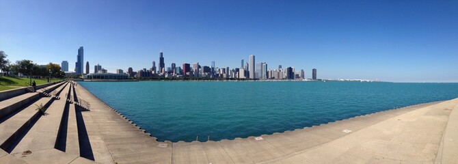 Chicago skyline America