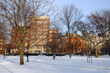 Fototapeta na wymiar Boston Winter..