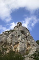 Fototapeta premium Les Baux, a medieval town in Provence France