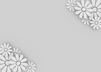 wedding floral background with place for text