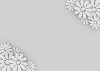 wedding floral background with place for text