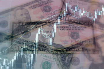 通貨レートの変動イメージ