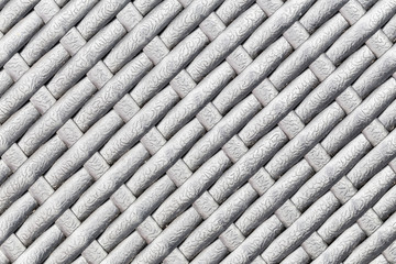 Plastic striped woven texture