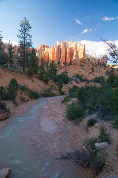 Flooded riverbed in Bryce Canyon
