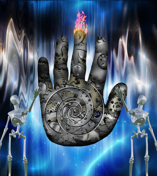 Presentation of the hand of time