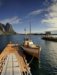Norwegia ,  Sakrisoy, krajobraz morski