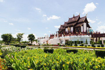 Fototapeta na wymiar the thailand royal pavilion