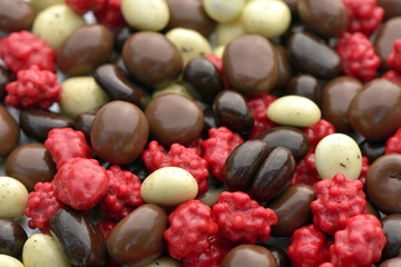 Chocolate-covered coffee beans