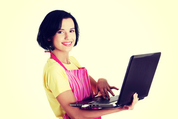 Modern housewife or female worker