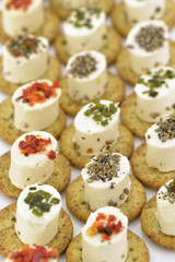 Cheese appetizer with biscuit