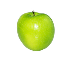 Fresh Green apple Isolated on white