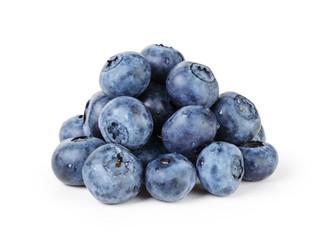 big ripe blueberries