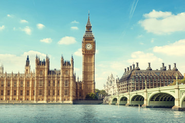 Obraz premium Big Ben in sunny day, London