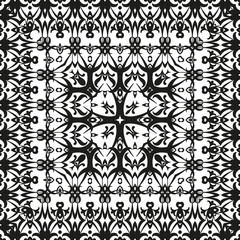 Abstract seamless outline pattern