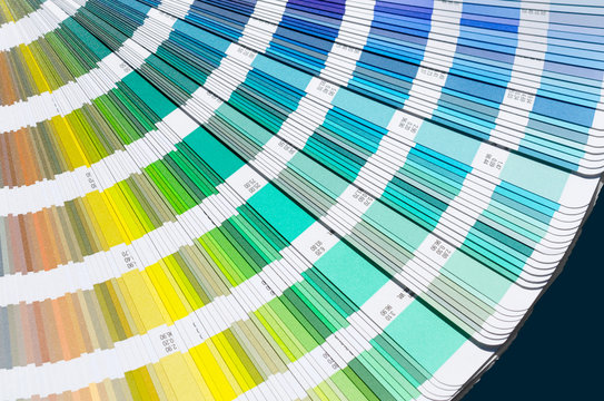 Farbf&auml;cher farben mischen drucken