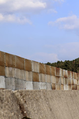 Grenzzaun aus Metall an der deutsch-deutschen Grenze