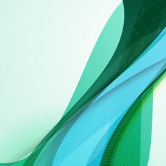 Abstract vector colorful wave background