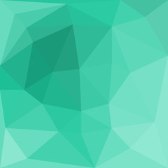 Abstract triangular geometric green background
