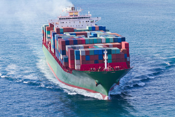 Container Ship - obrazy, fototapety, plakaty