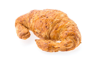 Croissant isolated on white