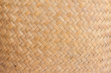 Texture and background of wicker basket