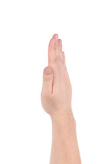 Male hand gesture.