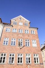 Fototapeta na wymiar alte Hausfassade in Kopenhagen