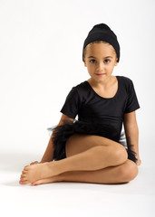 Small young ballerina