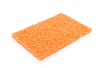 Scouring pad isolated on white background