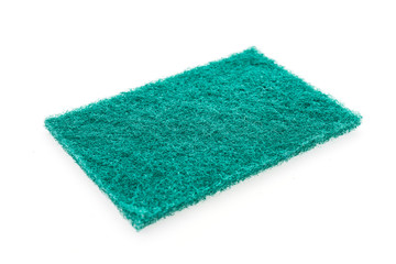 Scouring pad isolated on white background