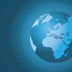 Abstract Background - Earth Globe