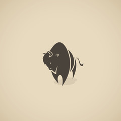 American bison symbol © murphy81