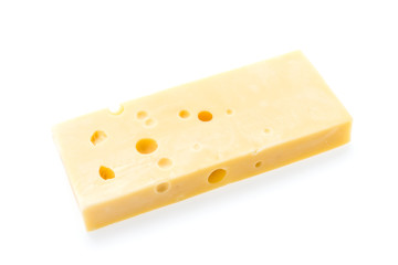 Cheese isolated on white