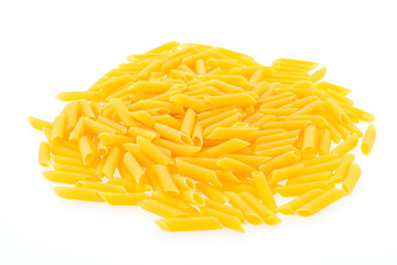Pasta isolated on white background