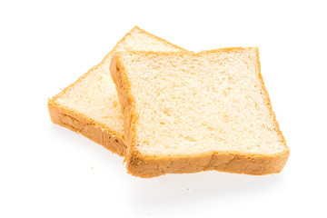 Bread isolated on white