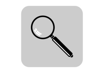 Magnifier vector icon