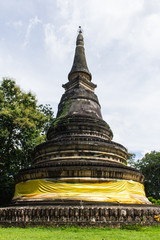 Fototapeta premium Ancient Pagoda, Wat UMong in Chiangmai, Thailand