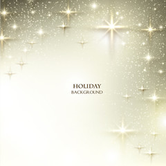 Elegant Christmas background with stars. Vector illustration