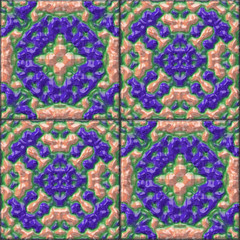 Glazed tiles seamless generated hires texture