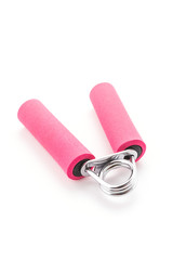 Sport hand grip equipment isolated on white