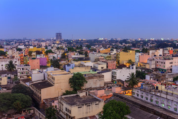 Fototapeta na wymiar Bangalore City skyline, India
