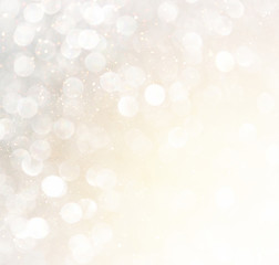 Obraz premium glitter vintage lights background. abstract gold background . de