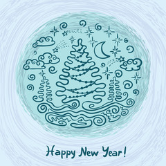 New Year card