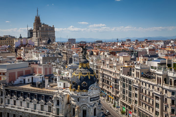 View from the roofes of Madrid